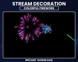 Firework Twitch Stream | Full Screen Overlay | Shot Away