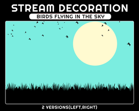 Birds Flying Overlay | Bird Flock Flying Stream | Shot Away