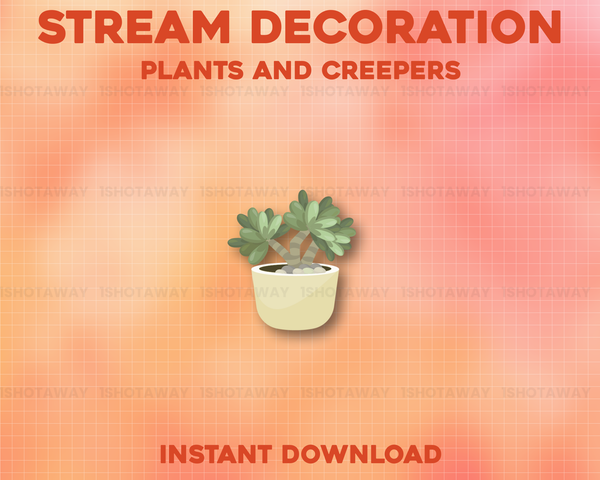 Plants & Creepers Twitch Stream Decoration