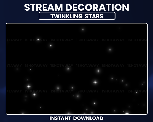 Twinkling Stars Stream Decoration