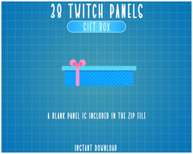 Gift Box 38 Twitch Panels