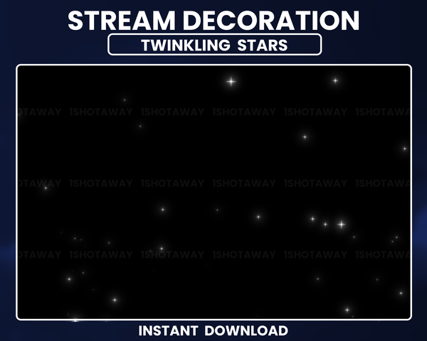 Twinkling Stars Stream Decoration