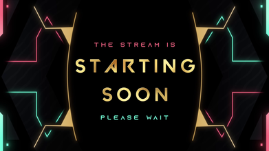 Valorant  Gold & BLACK Theme Animated Stream Overlay