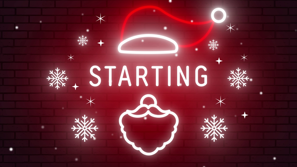Be Right Back Overlay | Christmas Neon Twitch | Shot Away
