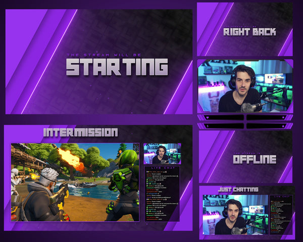 Free Animated Stream Overlay Pack Download