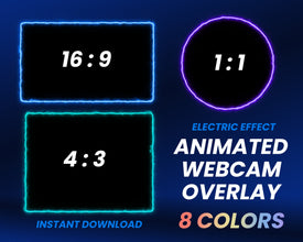 Twitch Camera Overlay | Stream Webcam Overlays | Shot Away