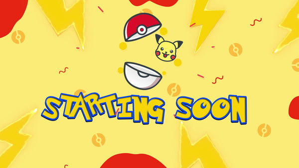 Pokemon Pikachu Animated Starting Soon Overlay