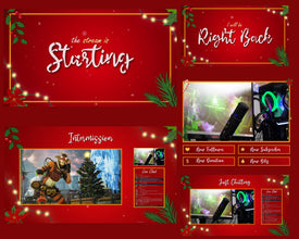 Snowflakes Stream Overlays | Twitch Stream Holiday | Shot Away