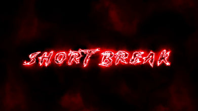 Horror Red & Black Short Break Overlay
